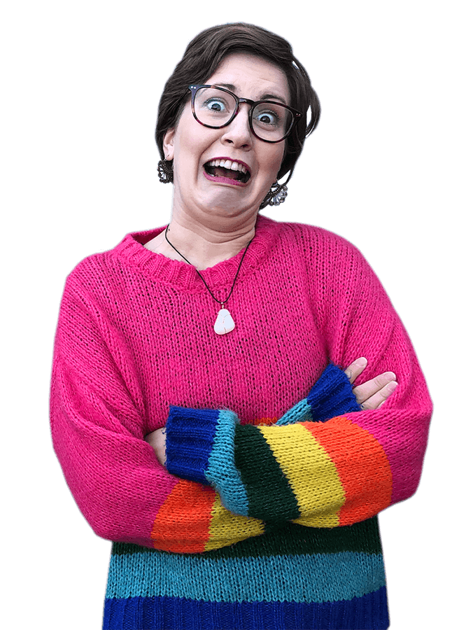 Image of Milly pulling a face